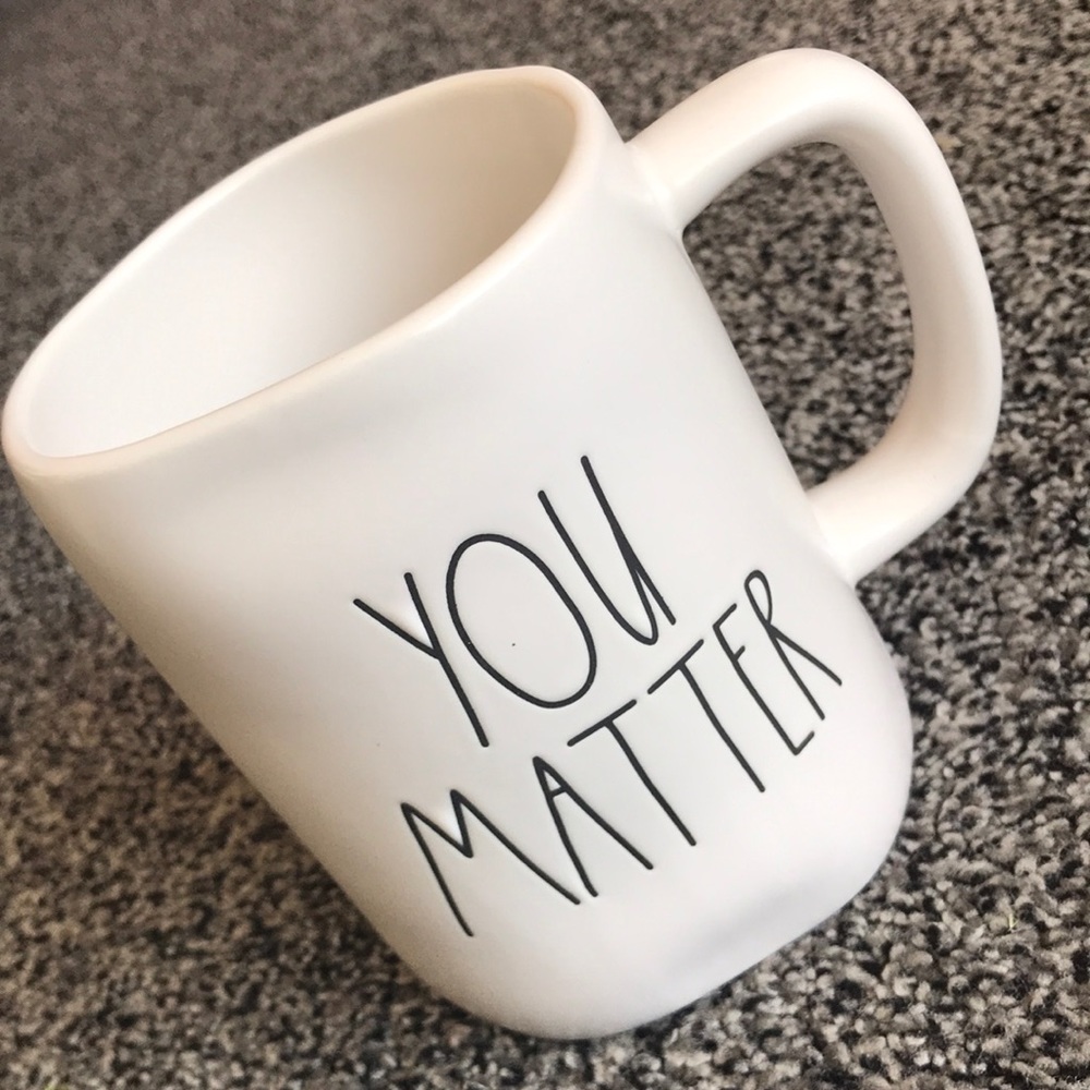 Rae Dunn YOU MATTER Ceramic Coffee Mug